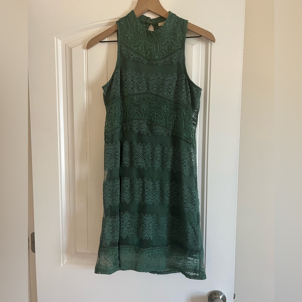 Green boutique dress